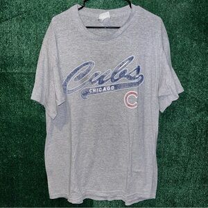 Chicago Cubs Vintage Y2K Gray Shirt XL Lee Sport tag MLB NL Illinois